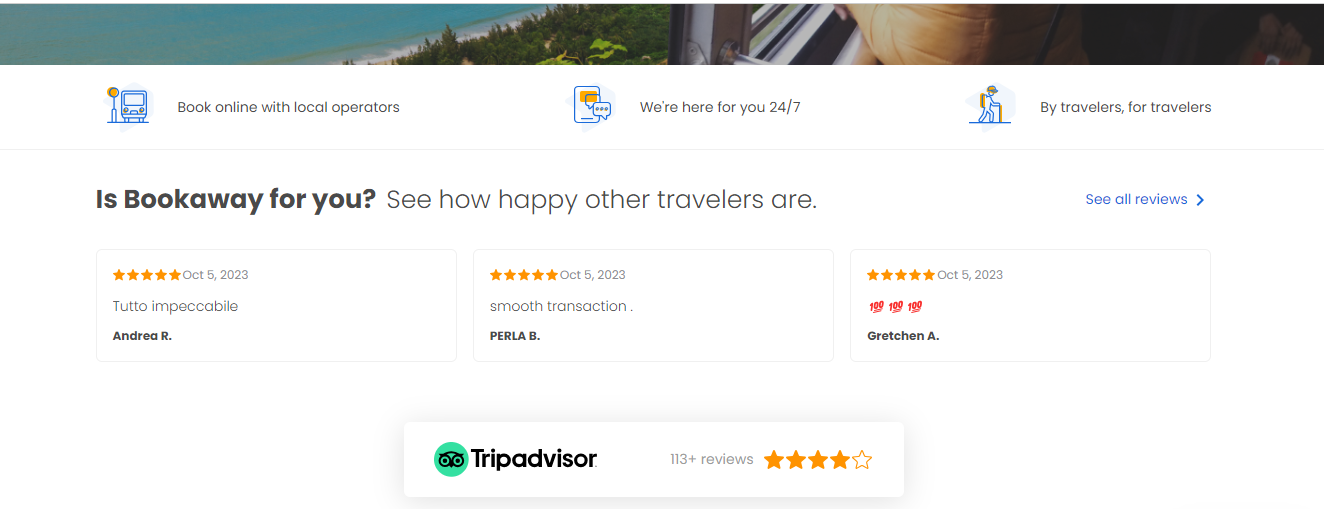 BookAway Your One-Stop Shop for Ground Travel Reviews